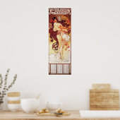 Poster Alphonse Mucha, Chocolat Mexicain 1896 (Cuisine)