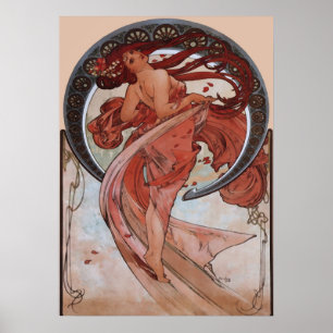 Poster Alphonse Mucha - Danse