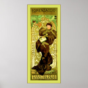 Poster ~ Alphonse Mucha de Lorenzaccio