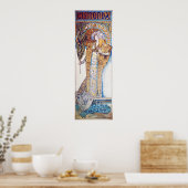 Poster Alphonse Mucha déesse (Cuisine)