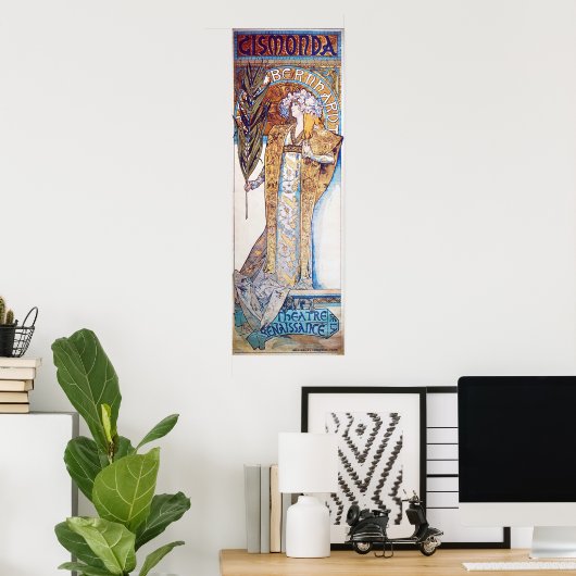 Poster Alphonse Mucha déesse (Bureau à domicile)