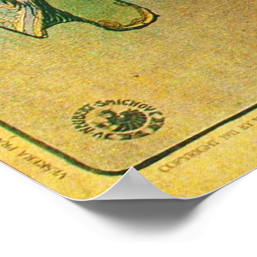 Poster Alphonse Mucha déesse (Coin)