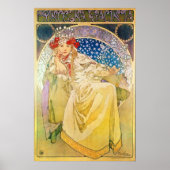 Poster Alphonse Mucha déesse (Devant)