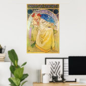 Poster Alphonse Mucha déesse (Bureau à domicile)
