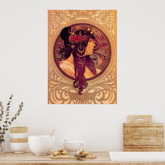Poster Alphonse Mucha - Donna Orechini (Cuisine)