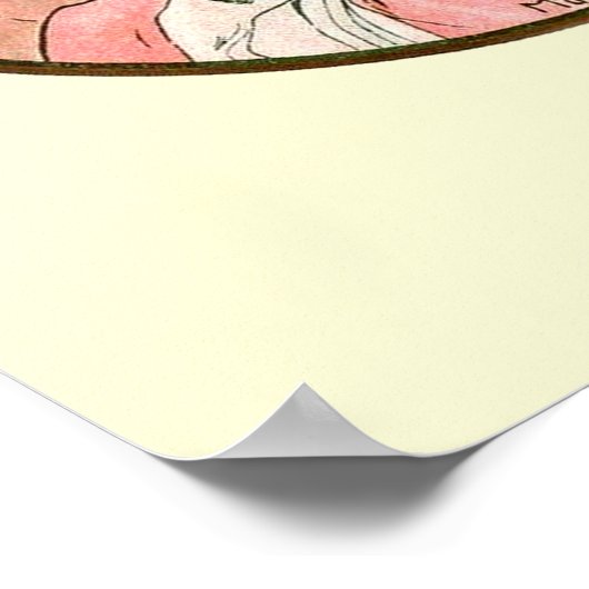 Poster Alphonse Mucha Douze Mois De L'Année (Coin)