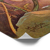 Poster Alphonse Mucha Ete/Été, 1896 (Coin)