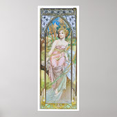 Poster Alphonse Mucha. Evoile Du Matin (Devant)