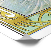 Poster Alphonse Mucha. Evoile Du Matin (Coin)