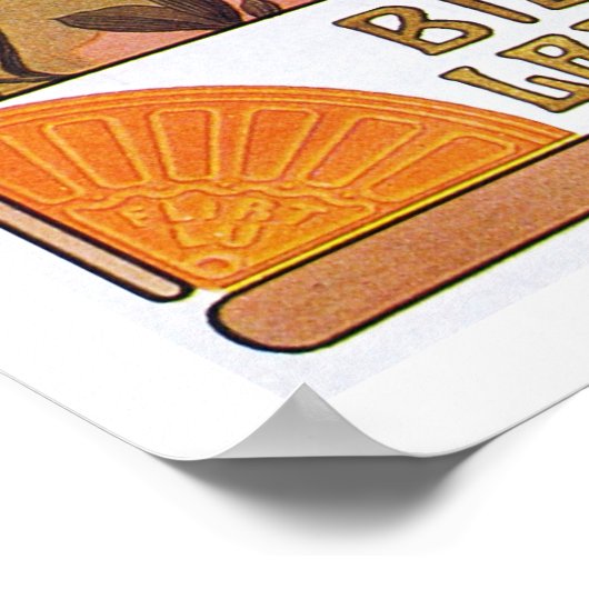 Poster Alphonse Mucha. Flirt Biscuits Lefevre Utile (Coin)