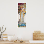 Poster Alphonse Mucha. Gismonda, 1894 (Cuisine)