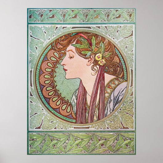 Poster Alphonse Mucha Goddess Art (Devant)