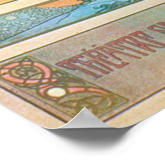 Poster Alphonse Mucha. Hamlet, 1899 (Coin)