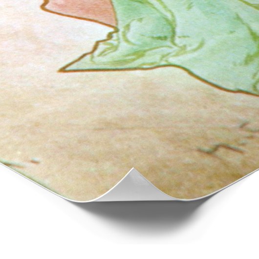 Poster Alphonse Mucha Hiver, 1896 (Coin)