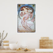 Poster Alphonse Mucha. La Danse/Danse, 1898 (Cuisine)