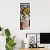 Poster Alphonse Mucha. La Plume/The Pen, 1899 (Bureau à domicile)