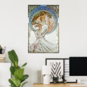 Poster Alphonse Mucha. La Poésie, 1898 (Bureau à domicile)
