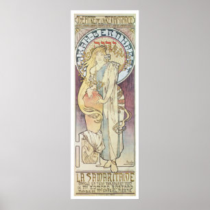 Poster Alphonse Mucha. La Samaritaine, 1897