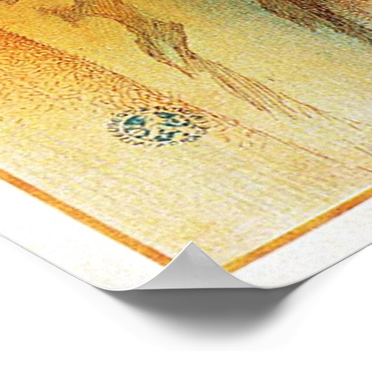 Poster Alphonse Mucha L'affiche épopée slave (Coin)