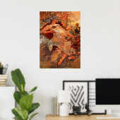 Poster Alphonse Mucha - L'Automne - Les Saisons (Bureau à domicile)