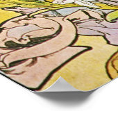 Poster Alphonse Mucha. Le Lys/Lily, 1897 (Coin)