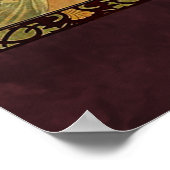 Poster Alphonse Mucha, Le Temps du Jour (Coin)