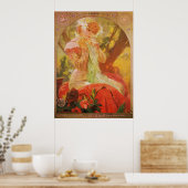 Poster Alphonse Mucha LeFevre Utile (Cuisine)