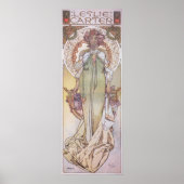 Poster Alphonse Mucha. Leslie Carter, 1908 (Devant)