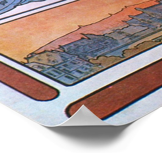 Poster Alphonse Mucha. Lorenzaccio, 1896 (Coin)