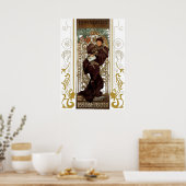 Poster Alphonse Mucha - Lorenzaccio - Art Nouveau (Cuisine)