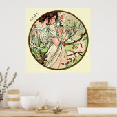 Poster Alphonse Mucha Mois De Mai (Cuisine)