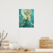 Poster Alphonse Mucha Moonlight Clair De Lune Art Nouveau (Cuisine)
