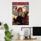 Poster Alphonse Mucha Moravian Teacher's Choir GalleryHD (Bureau à domicile)