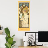 Poster Alphonse Mucha Peinture (Bureau à domicile)