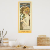 Poster Alphonse Mucha Peinture (Cuisine)