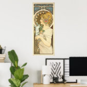 Poster Alphonse Mucha Peinture plein saignement (Bureau à domicile)
