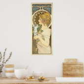 Poster Alphonse Mucha Peinture plein saignement (Cuisine)