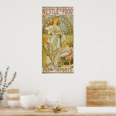 Poster Alphonse Mucha.Poster publicitaire, 1898 (Cuisine)