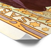 Poster Alphonse Mucha Prince et Dragon (Coin)