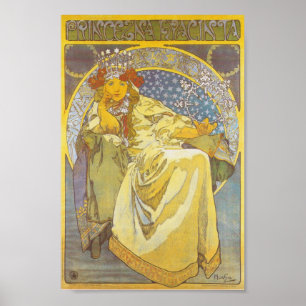 Poster Alphonse Mucha - Princess Hyacint Imprimer