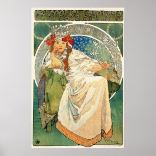 Poster Alphonse Mucha Princess Hyacinth
