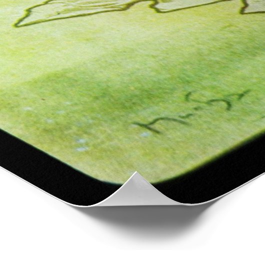 Poster Alphonse Mucha Printemps (Coin)