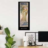 Poster Alphonse Mucha - Sarah Bernhard Peinture (Bureau à domicile)