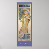 Poster Alphonse Mucha - Sarah Bernhard Peinture (Devant)