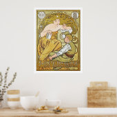 Poster Alphonse Mucha - Société Populaire des Beaux-Arts (Cuisine)