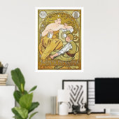Poster Alphonse Mucha - Société Populaire des Beaux-Arts (Bureau à domicile)