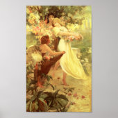 Poster Alphonse Mucha Spirit of Spring (Devant)