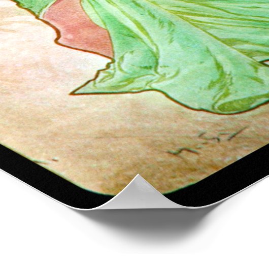 Poster Alphonse Mucha Winter II (Coin)