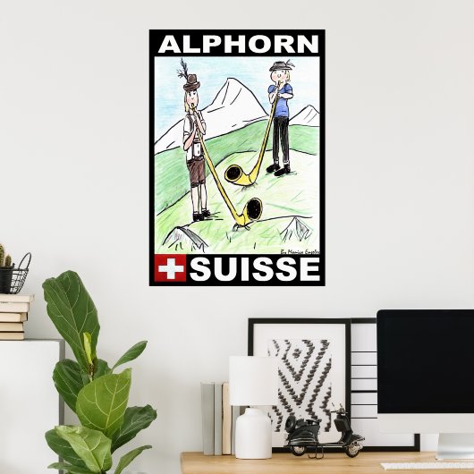POSTER ALPHORN (Bureau à domicile)