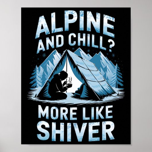 Poster Alpin et glacial Plus comme alpin et frisson grimp (Devant)
